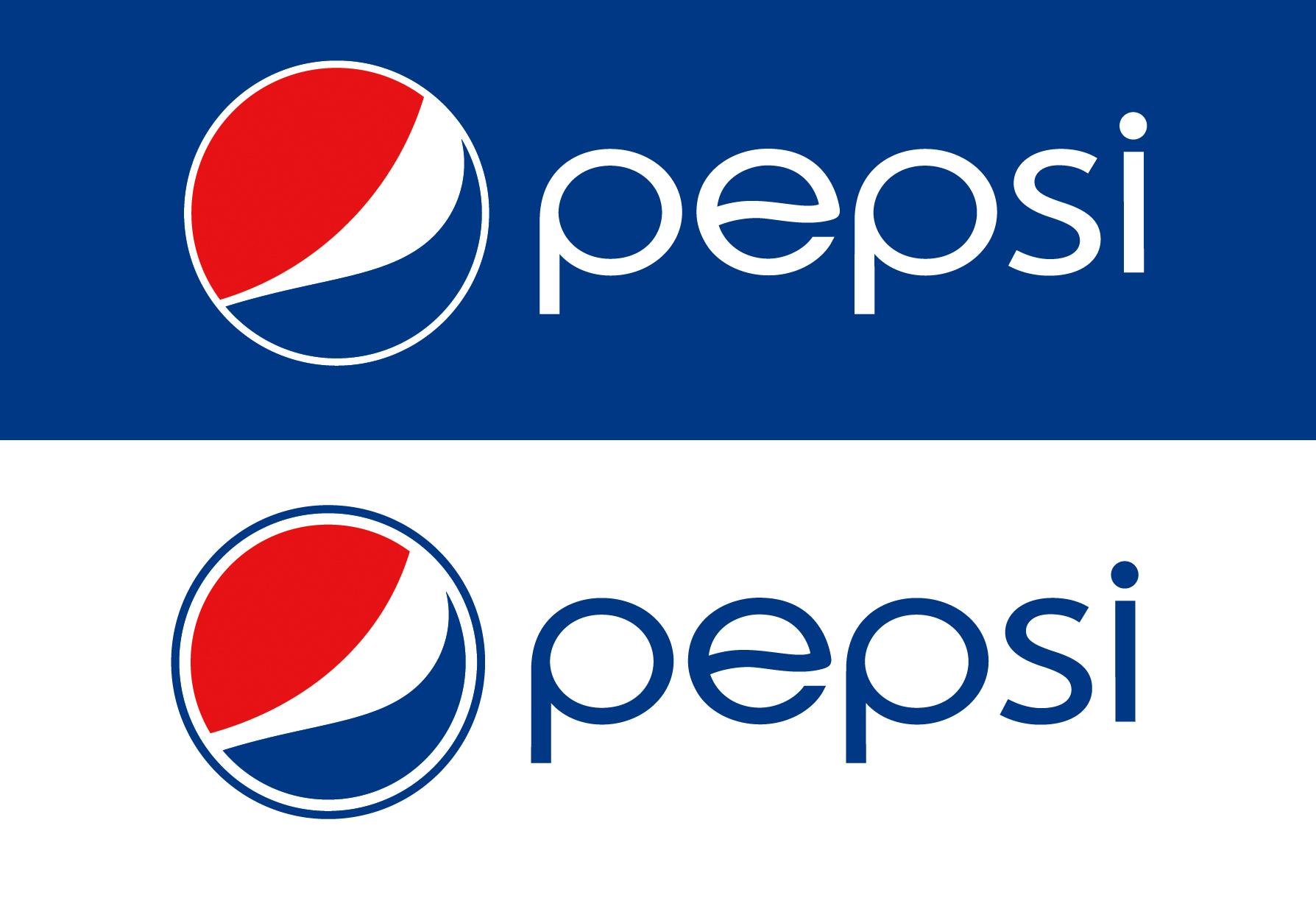 Với sự thay đổi này, logo của nhãn hiệu nước giải khát Pepsi có phần nổi bật và dịu mắt hơn (Ảnh: fedudesign)