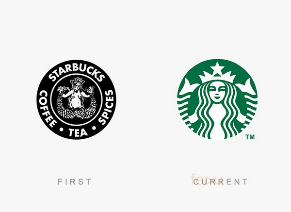 Logo thương hiệu Starbucks xưa và nay 
