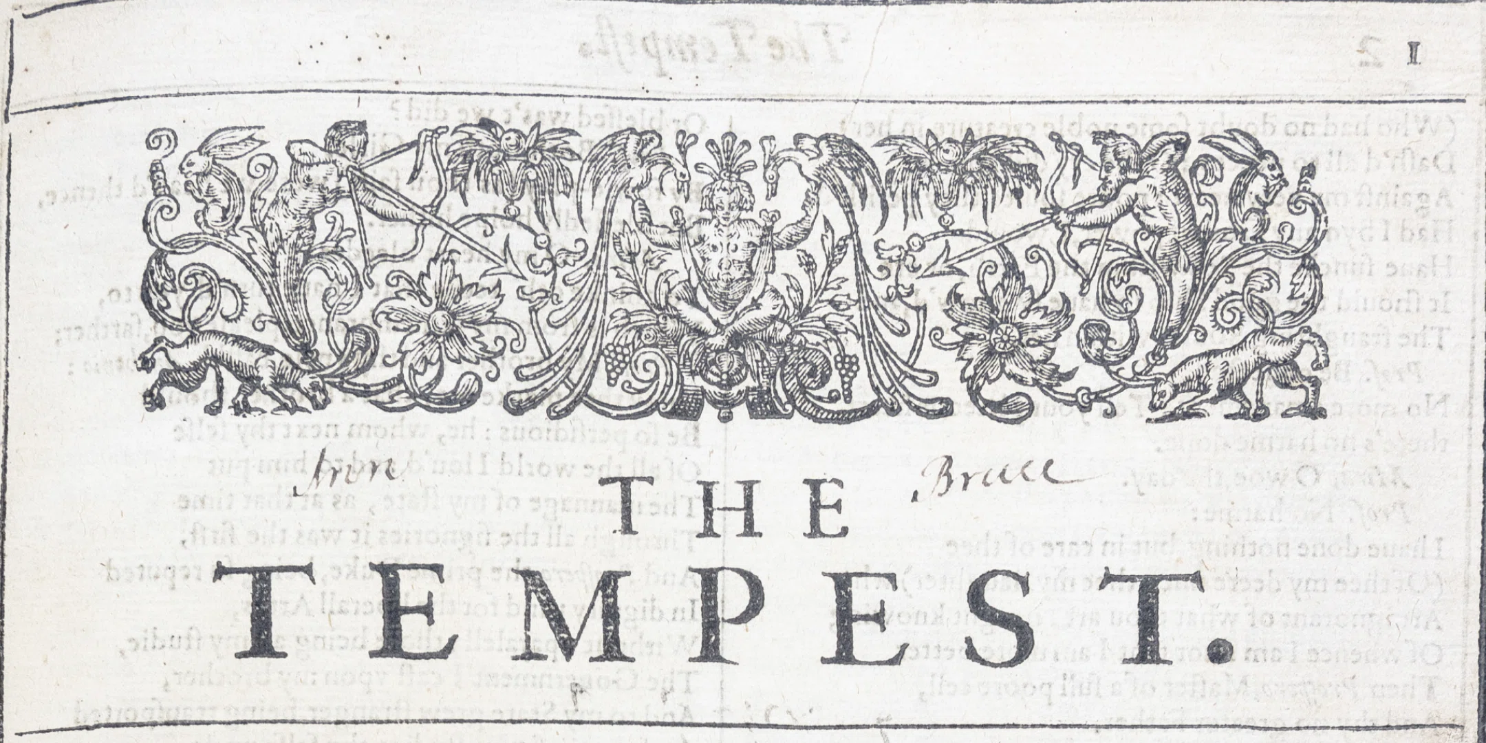 Nguyên bản thiết kế phức tạp trong cuốn "First Folio" (Ảnh: Shake Speare Globe). 